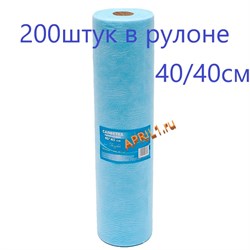 Салфетки ( коврик педикюрный ) 40/40см. SMS Рулон 200 штук. - фото 7647