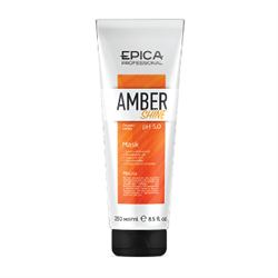 Epica Маска для восстановления и питания волос / Amber Shine Organic 250 мл - фото 8298