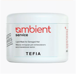 Маска липидная для интенсивного восстановления волос AMBIENT Service Lipid Mask for Damaged Hair pH 4,5 500мл 4213 - фото 8427