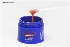 Гель для наращивания Master Professional.камуфляжный бежево-розовый.(Yellowish pink) mp-yp-30