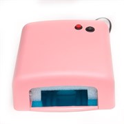 УФ лампа для ногтей КТ-818 (36 Вт) Розовая