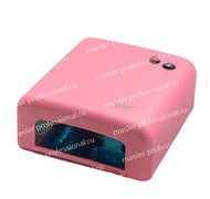 УФ лампа для ногтей 318 a-b (36 Вт) Розовая 2651