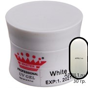 Гель для наращивания White   30 грамм . Master Professional.