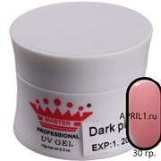 Гель для наращивания Dark pink   30 грамм . Master Professional.