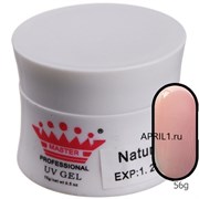 Гель для наращивания Natural  Master Professional. 56 грамм