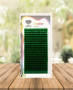 Ресницы зелёные (green) Lovely 20 линий MIX D 7-13 3379