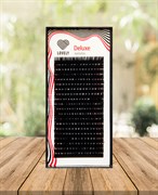 Ресницы чёрные Lovely серия MIX «Deluxe» изгиб С 7-12 8-15 3416