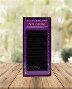 Черные ресницы Nagaraku отдельные длины 16 линий C 7-15 3469