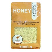 Плёночный горячий воск в гранулах. Honey. 1кг. 4040