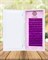 Цветные ресницы ENIGMA фиолетовые (микс) 16 линий D 8-13 - фото 7259